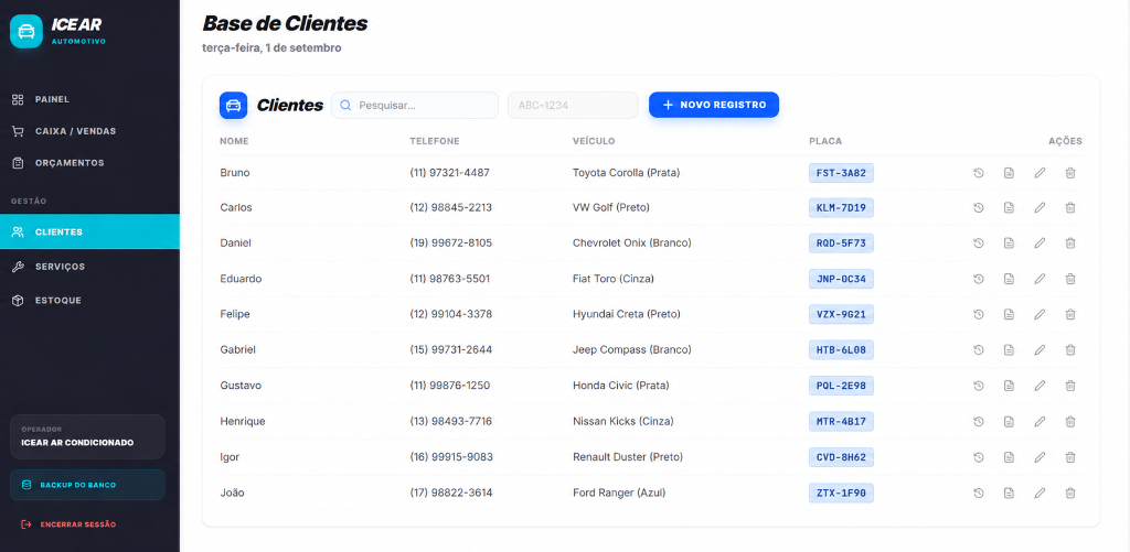 Base de Clientes